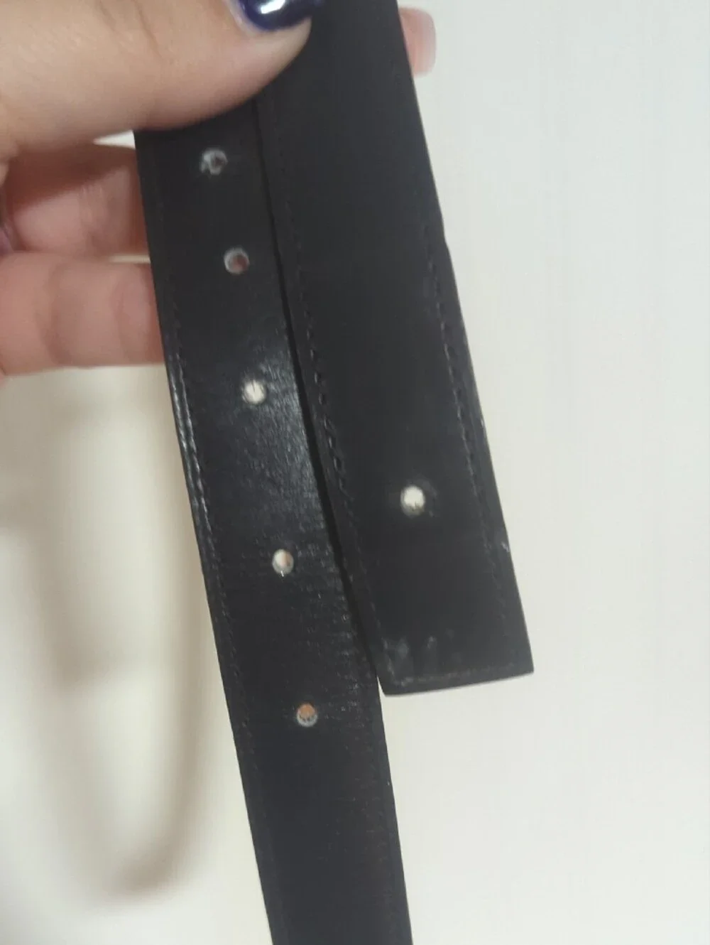 Hermes Black Leather Women's Belt